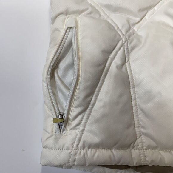 Obermeyer Juniors Down Puffer‎ Insulated Winter Snow Ski Vest Cream Small Unisex - Picture 4 of 12